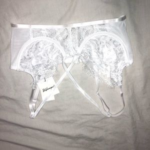 White lace bralette